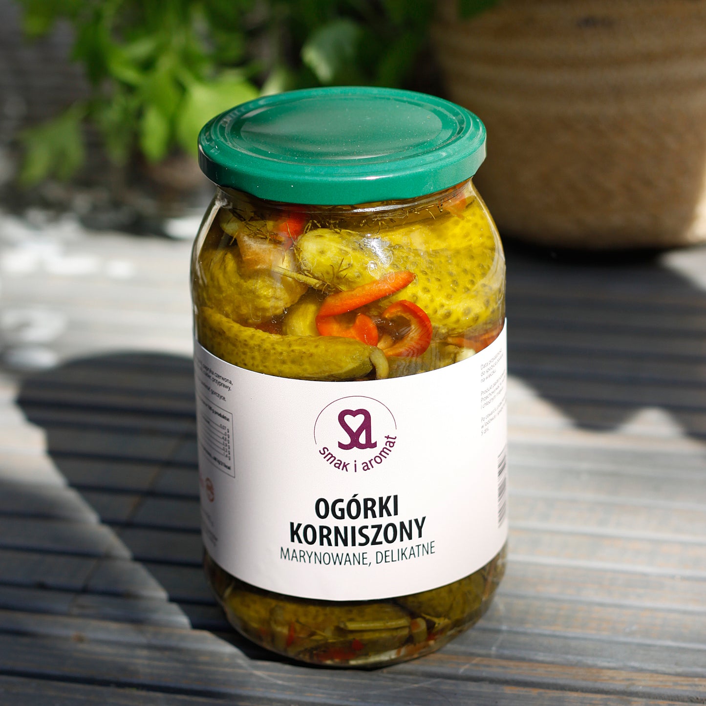 OGÓRKI KORNISZONY MARYNOWANE