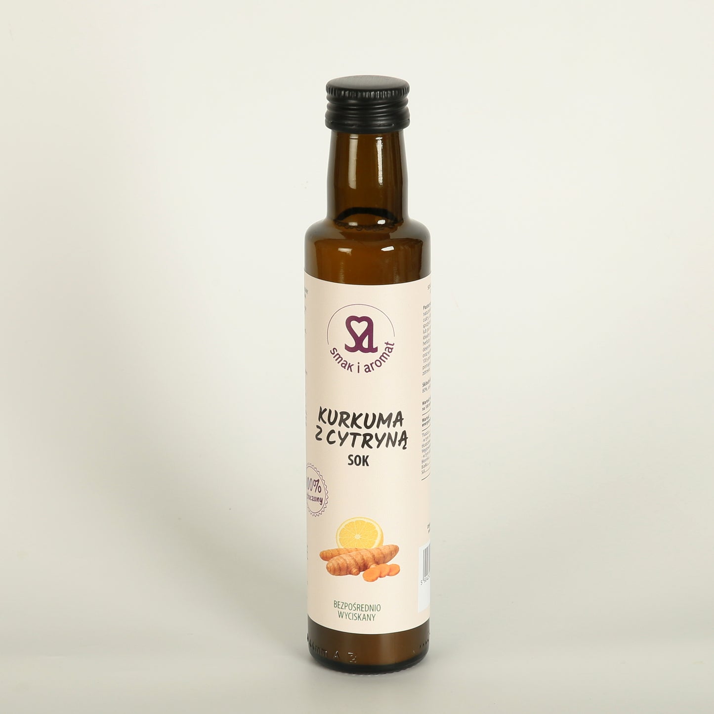 KURKUMA Z CYTRYNĄ SOK 100%