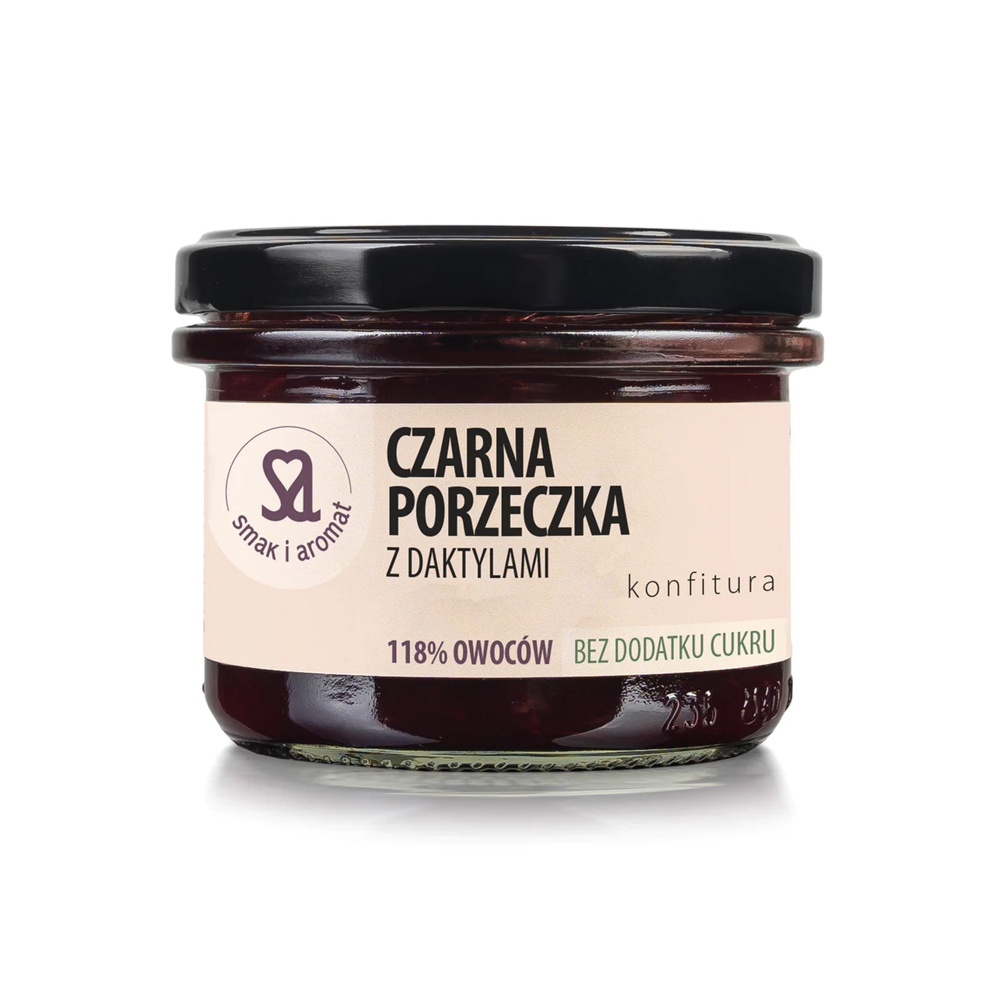 CZARNA PORZECZKA Z POMARAŃCZĄ I DAKTYLAMI