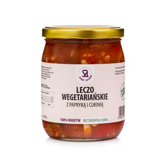 LECZO WEGETARIAŃSKIE ZE SŁODKĄ PAPRYKĄ I CUKINIA