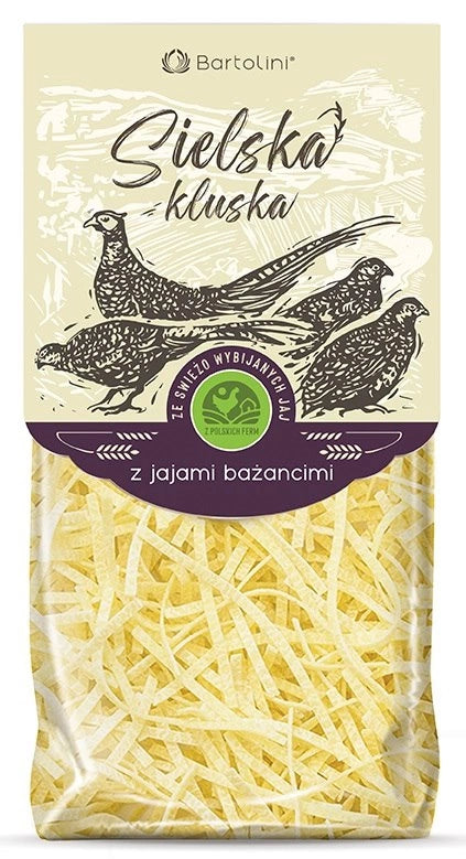 MAKARON Z JAAMI BAZANCIMI EKOLOGICZNY -250 G