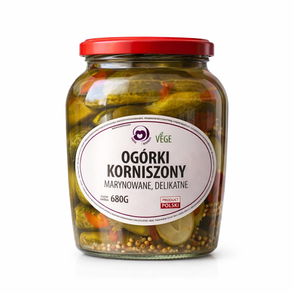 OGÓRKI KORNISZONY MARYNOWANE