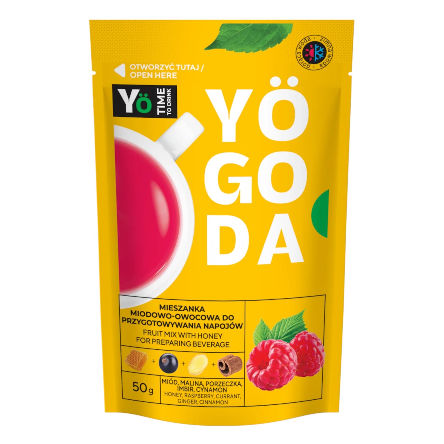 MALINOWA  ROZGRZEWKA  NAPÓJ  MIODOWO -OWOCOWY  50g