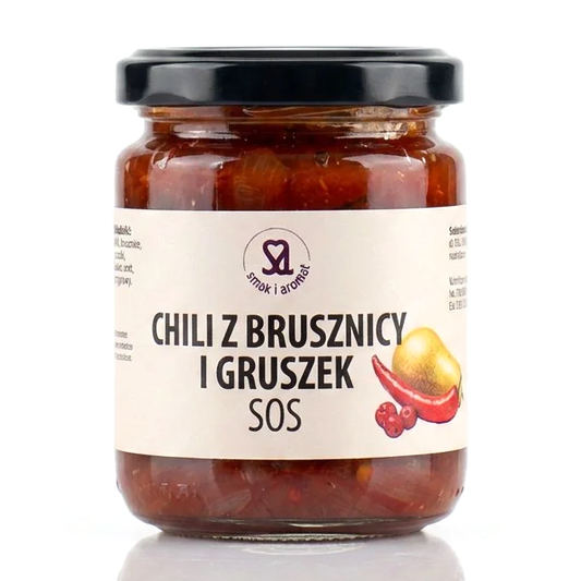 CHILI Z BRUSZNICY I GRUSZEK.