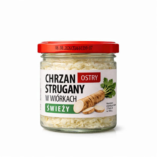 CHRZAN STRUGANY W WIÓRKACH