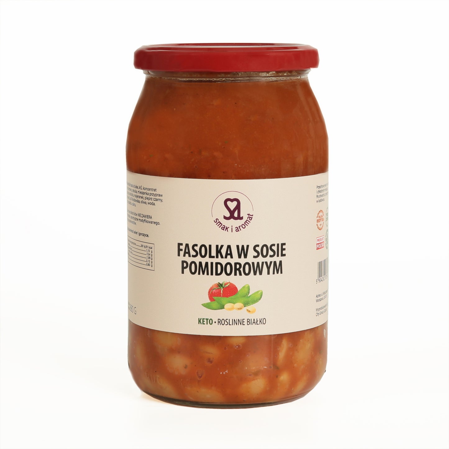 FASOLKA W SOSIE POMIDOROWYM