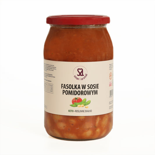 FASOLKA W SOSIE POMIDOROWYM