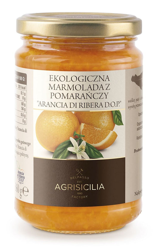 EKOLOGICZNA MARMOLADA Z SYCYLIJSKICH POMARAŃCZY  360 g Bio