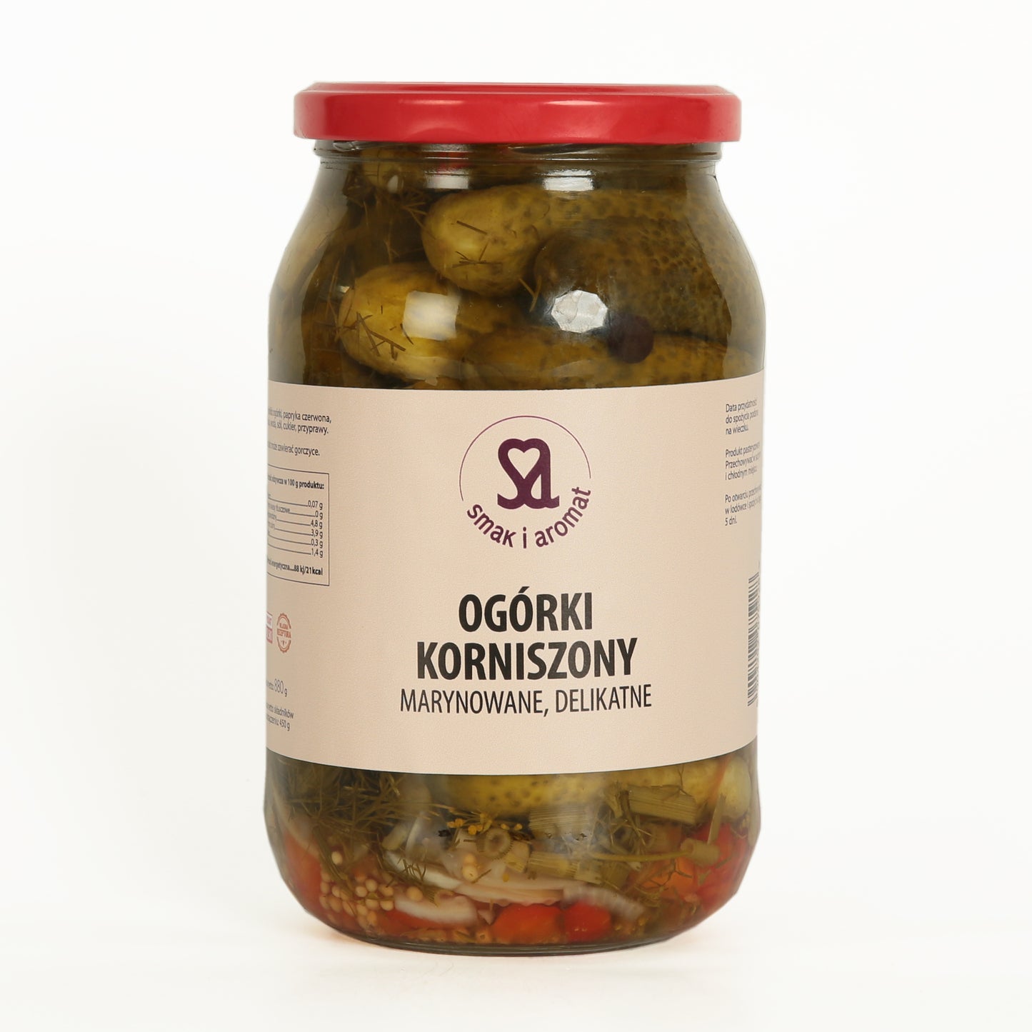 OGÓRKI KORNISZONY MARYNOWANE