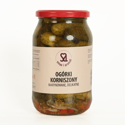 OGÓRKI KORNISZONY MARYNOWANE