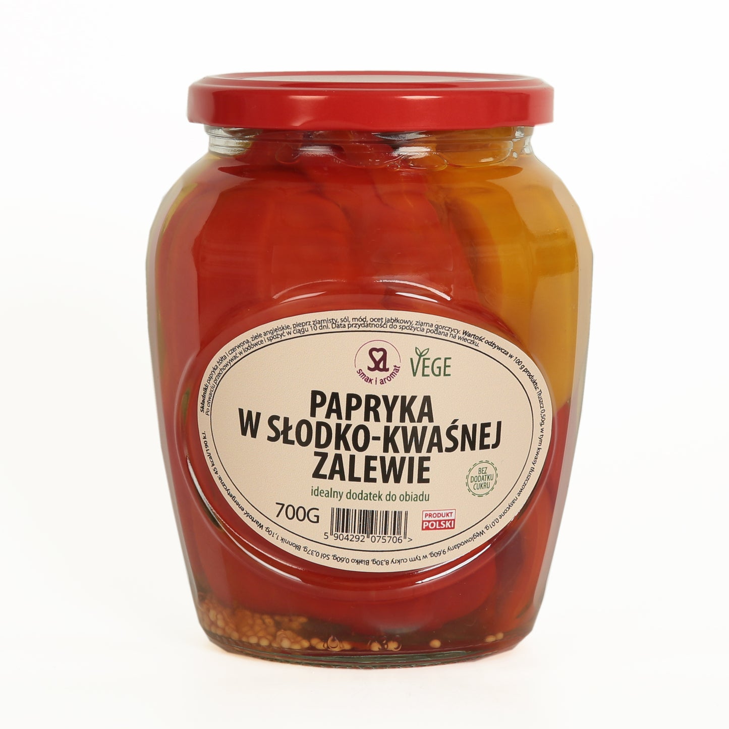 PAPRYKA W SŁODKO-KWAŚNEJ ZALEWIE