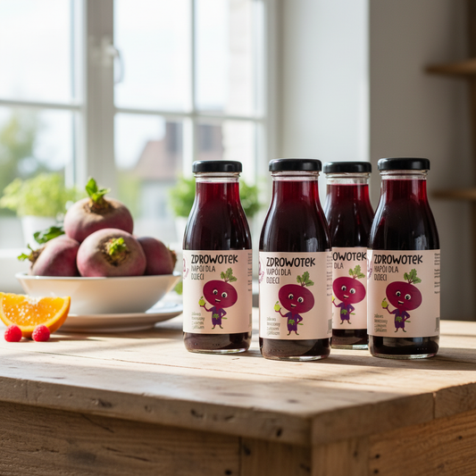 ZESTAW ZDROWOTEK, SOK Z KISZONYCH BURAKÓW . 5 szt