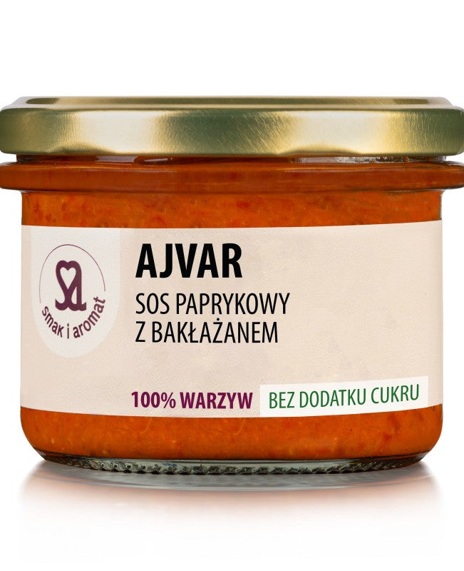 AJVAR PASTA Z PAPRYKI I BAKŁAŻANA - PASTA BAŁKAŃSKA